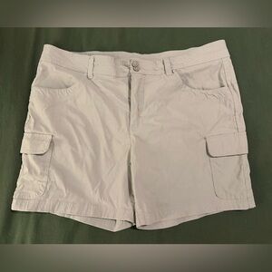 Womens Eddie Bauer 16 Summer Trail Cargo Short Outdoor Lightweight 5.5” Inseam